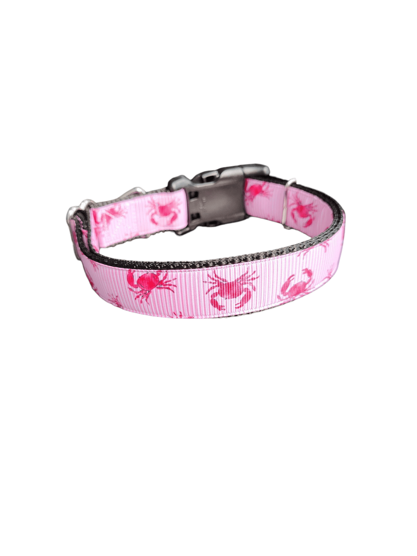 Red Crabs Nylon Dog Collar - Paws & Play Paradise