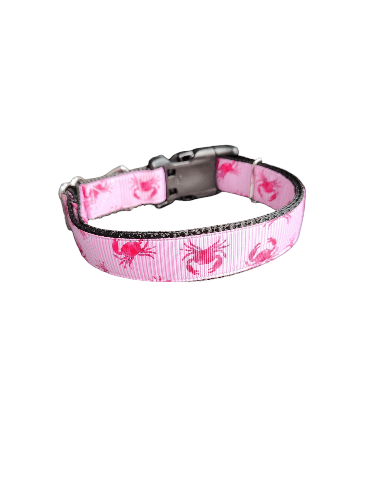 Red Crabs Nylon Dog Collar - Paws & Play Paradise