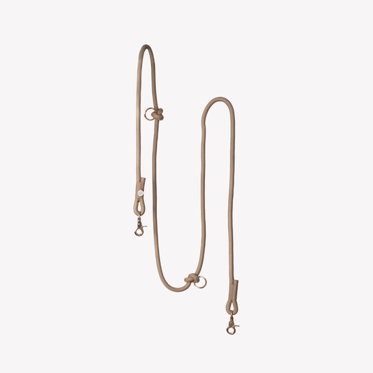 'Sand' - Hands Free Braided Leash - Paws & Play Paradise