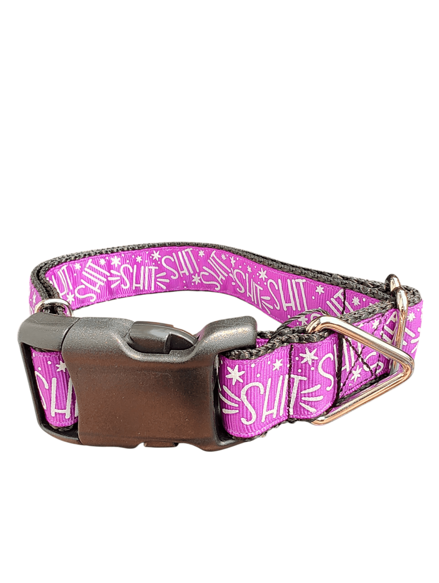 Shit Purple Nylon Dog Collar - Paws & Play Paradise