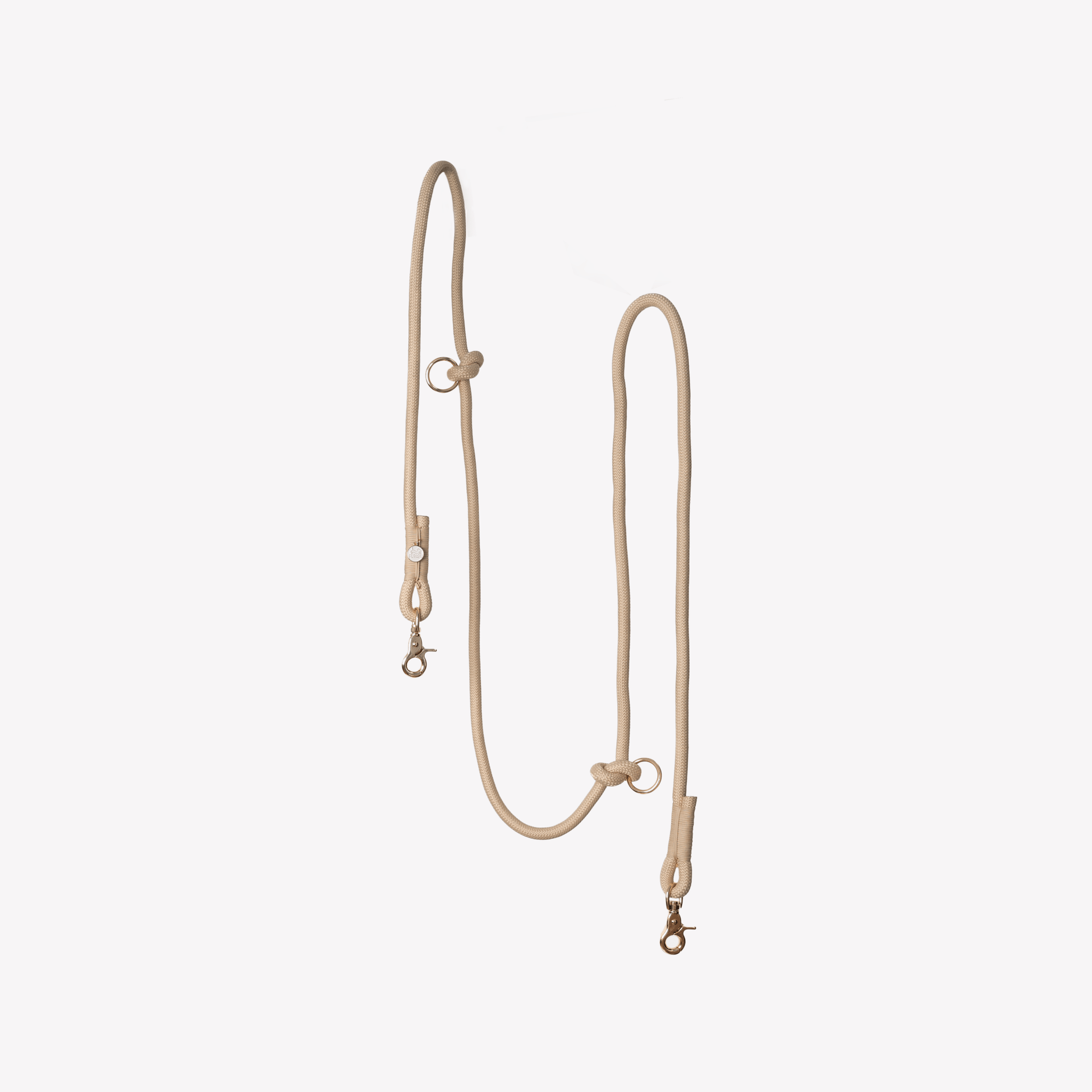 'Tan' - Hands Free Braided Leash - Paws & Play Paradise