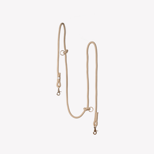 'Tan' - Hands Free Braided Leash - Paws & Play Paradise