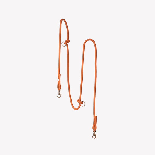 'Terracotta' - Hands Free Braided Leash - Paws & Play Paradise
