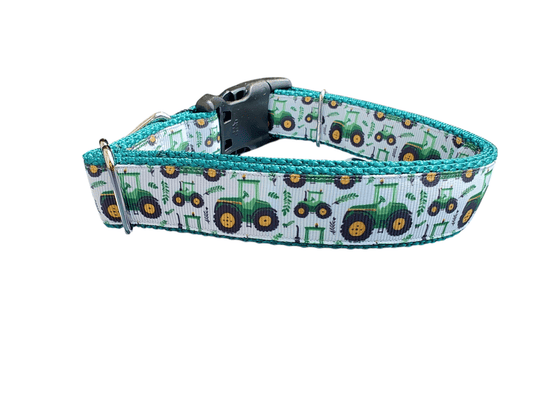 Tractors Nylon Dog Collar - Paws & Play Paradise