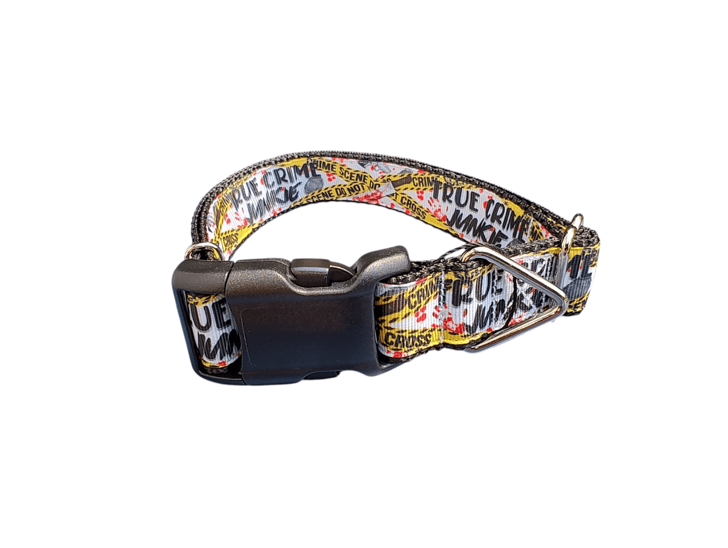True Crime Junkie Nylon Dog Collar - Paws & Play Paradise