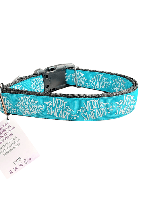 Very Sweary Nylon Dog Collar - Paws & Play Paradise