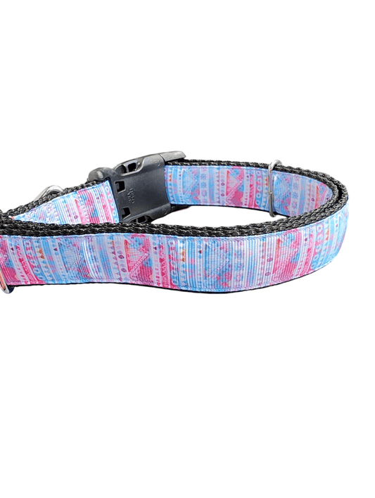 Watercolor Tribal Nylon Dog Collar - Paws & Play Paradise