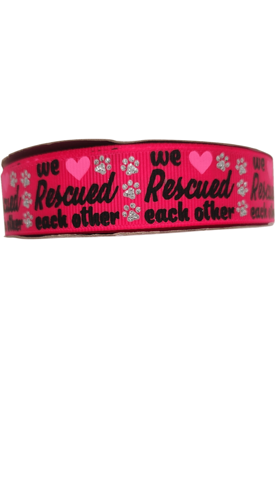 We Rescued Each Other Nylon Dog Collar - Paws & Play Paradise