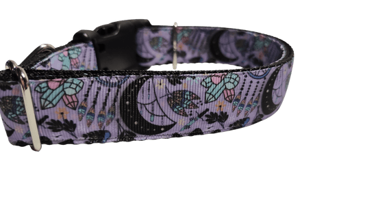 Witchy Crystals Nylon Dog Collar - Paws & Play Paradise